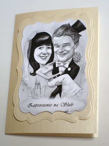 zaproszenie z obrazkiem Krak�w